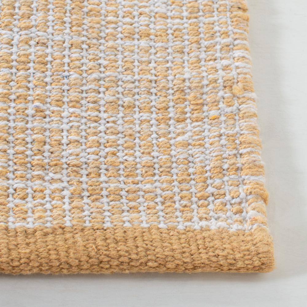 Coastal Breeze Blue Hand-Woven Cotton 4' x 6' Area Rug