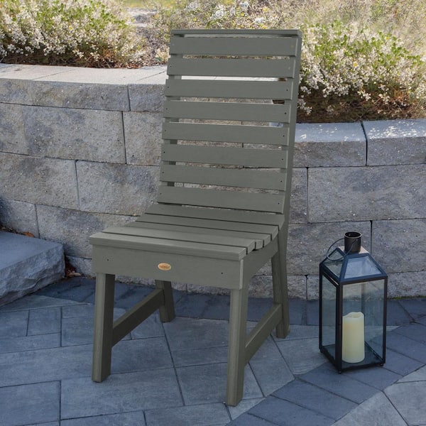 Highwood Weatherly Coastal Teak Recycled Plastic Dining Side Chair