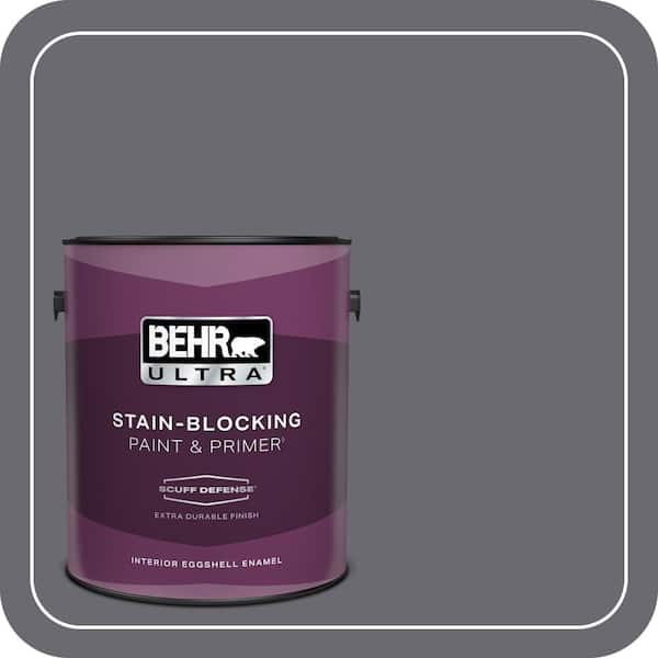 BEHR ULTRA 1 gal. #T16-15 Charcoal Plum Extra Durable Eggshell Enamel Interior Paint & Primer