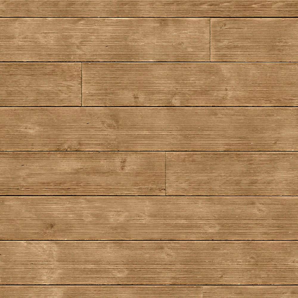 Light Brown Distressed Pine Shiplap Boards Set of 6