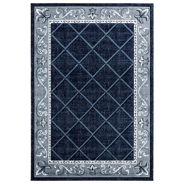 Bristol Altamont Navy 7 ft. 10 in. x 10 ft. 6 in. Area Rug
