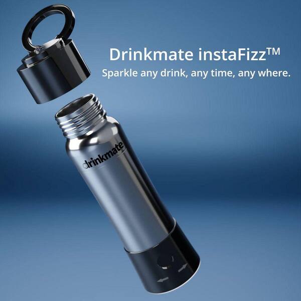 DrinkMate Classic White Sparkling Water and Soda Maker Machine