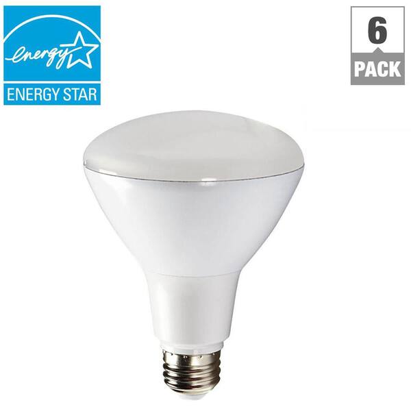 Verbatim 65W Equivalent Warm White BR30 LED Light Bulb (6-Pack)