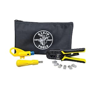 Twisted Pair Installation Tool Set with Zipper Pouch