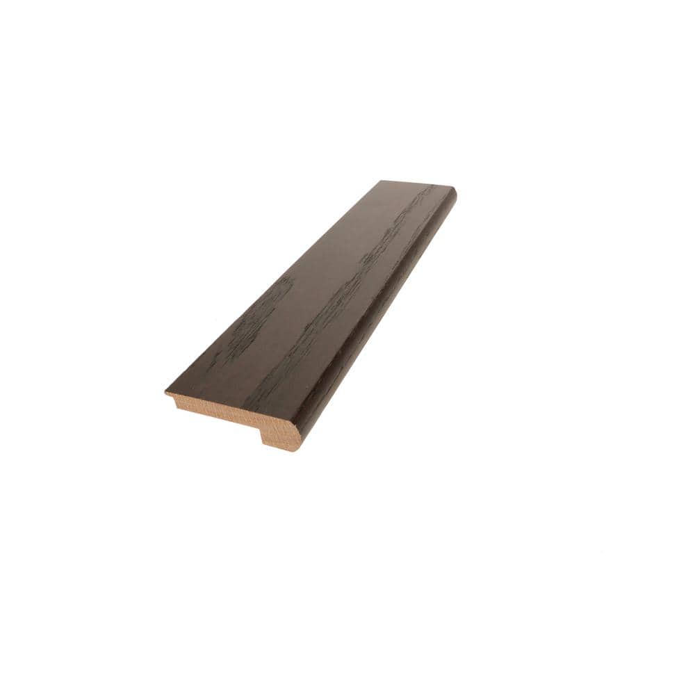 ROPPE Malibu Color Kona 0.38 in. Thick x 2.78 in. Wide x 78 in. Length Maple Stair Nose Molding Hardwood Trim, Medium -  HSN0782