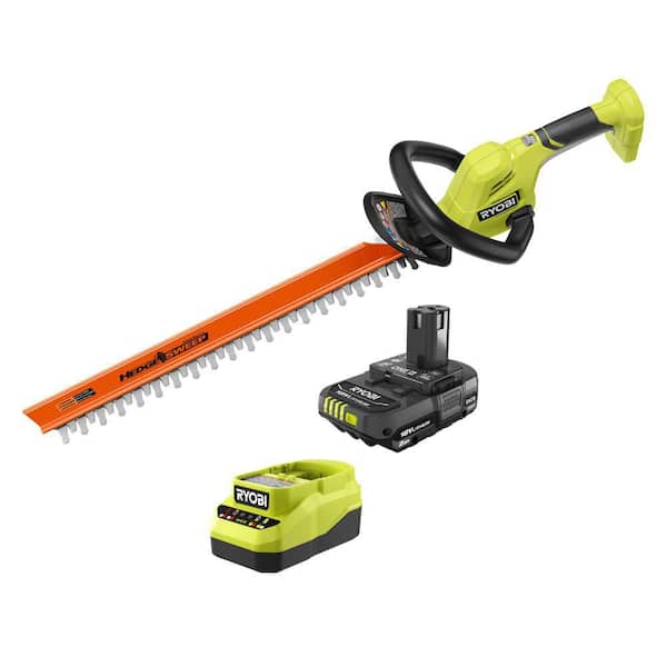 RYOBI ONE+ 18V 22 in. Lithium-Ion Electric Hedge Trimmer Cordless