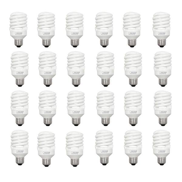 Feit Electric 75W Equivalent Soft White (2700K) T2 Spiral CFL Light Bulb (24-Pack)