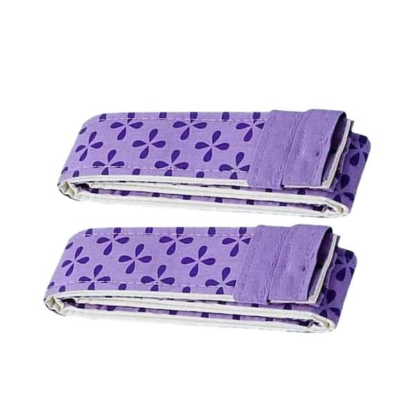 Cotton Baking Strips and Cake Pan Dampen Strips with Absorbent, Thick for Kitchen, Bakery and Restaurant, Purple(2-Pack)