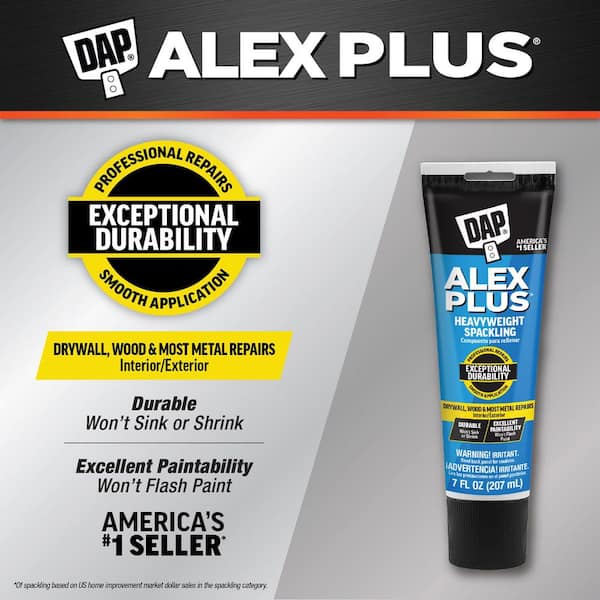 Alex Plus 7 oz. High Performance Spackling Paste Squeeze Tube (6-Pack)