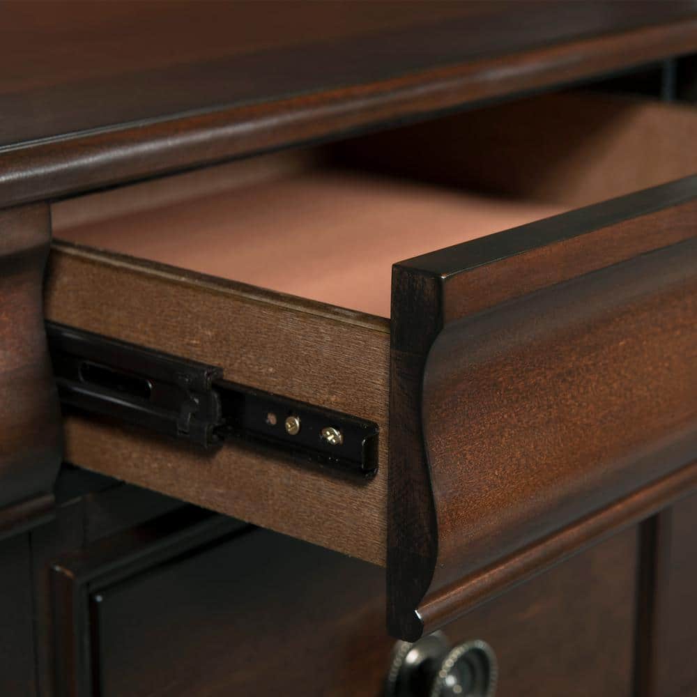 Conley 65'' Brown Cherry 12-Drawer Traditional Dresser