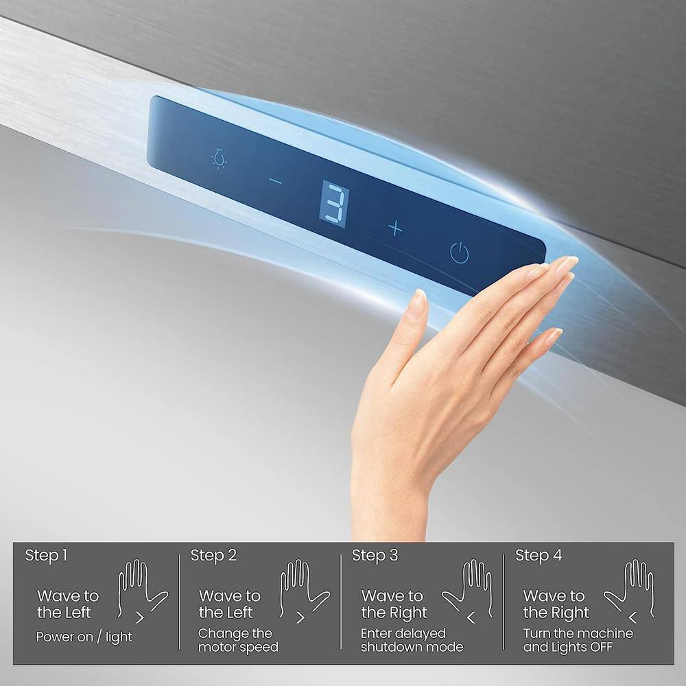 30-Inch Stainless Steel Convertible Wall Mounted Range Hood