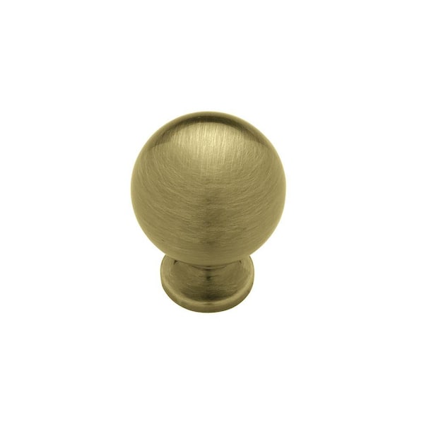 Liberty Classic Round 1-1/8 in. (28 mm) Antique Brass Cabinet Knob