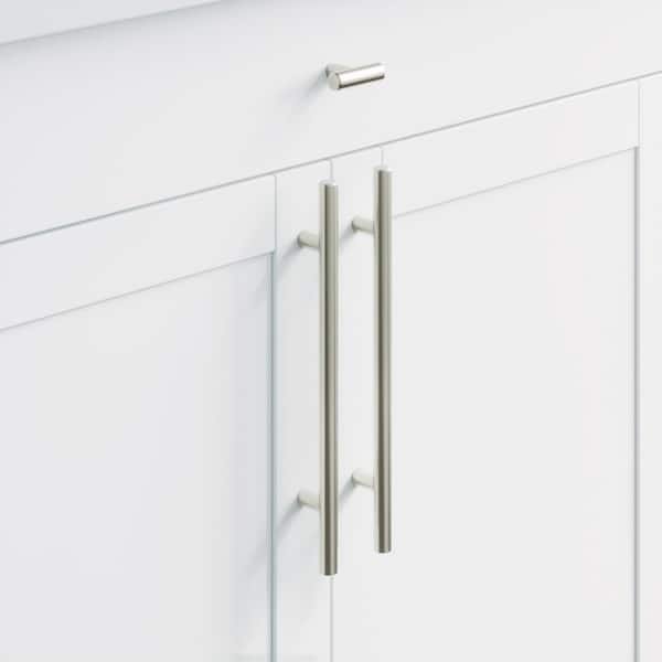 Hollis 6-5/16 in. (160 mm) Modern Brushed Nickel Cabinet Bar Pull