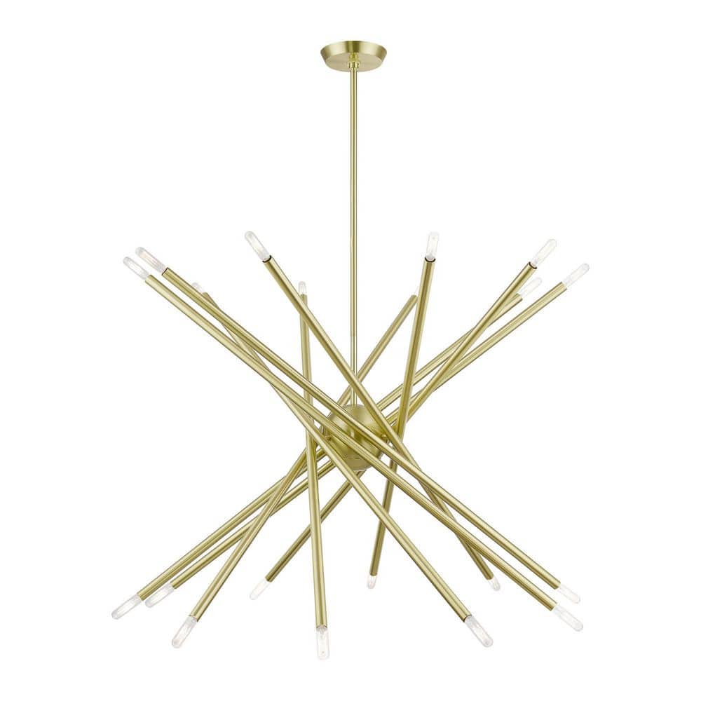 Griffin-20 Light Satin Brass Large Chandelier price history on PriceWatchPro