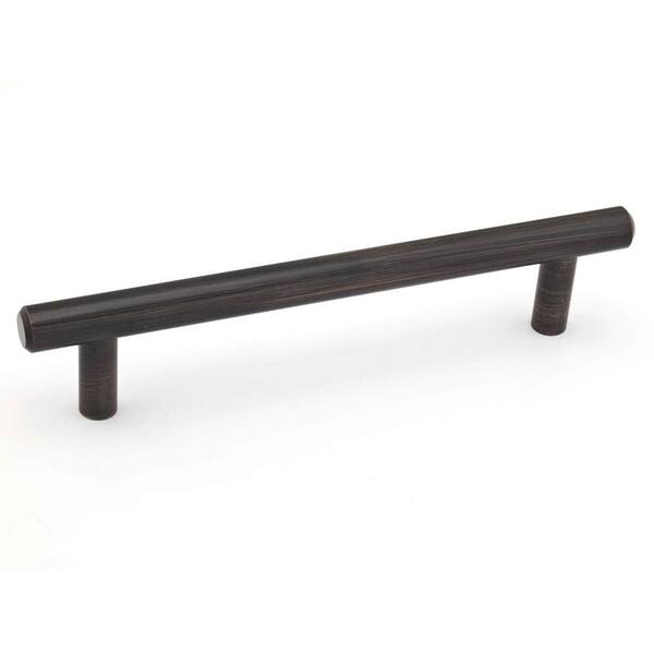 Richelieu Hardware Roosevelt Collection 7 9/16 in. (192 mm) Brushed Oil-Rubbed Bronze Modern Cabinet Bar Pull
