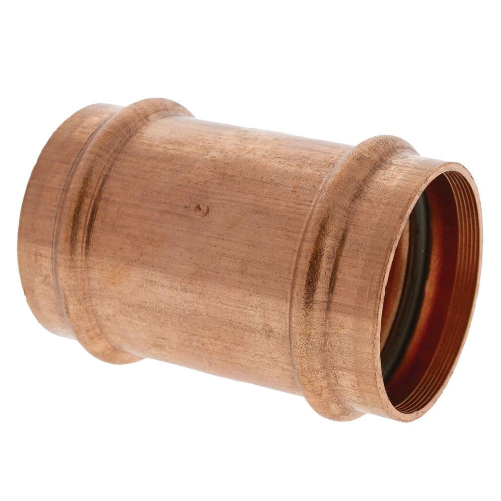1-3/8 in. O.D. x 1-3/8 in. O.D. Copper Press x Press Coupling With Dimple Stop Fitting price history on PriceWatchPro