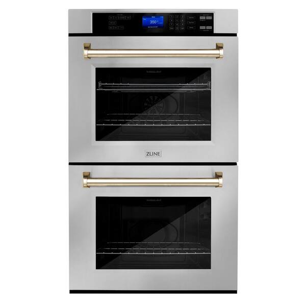 home depot double wall oven electric