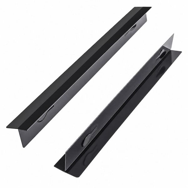 2-Pack Stainless Steel Stove Gap Covers for Stove and Counter, Heat Resistant, Adjustable Length 13.8 in. to 27.5 in.