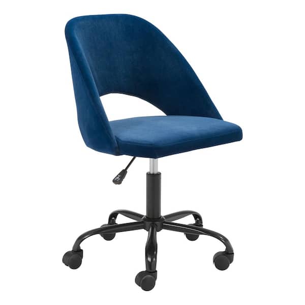ZUO Treibh Blue Office Chair