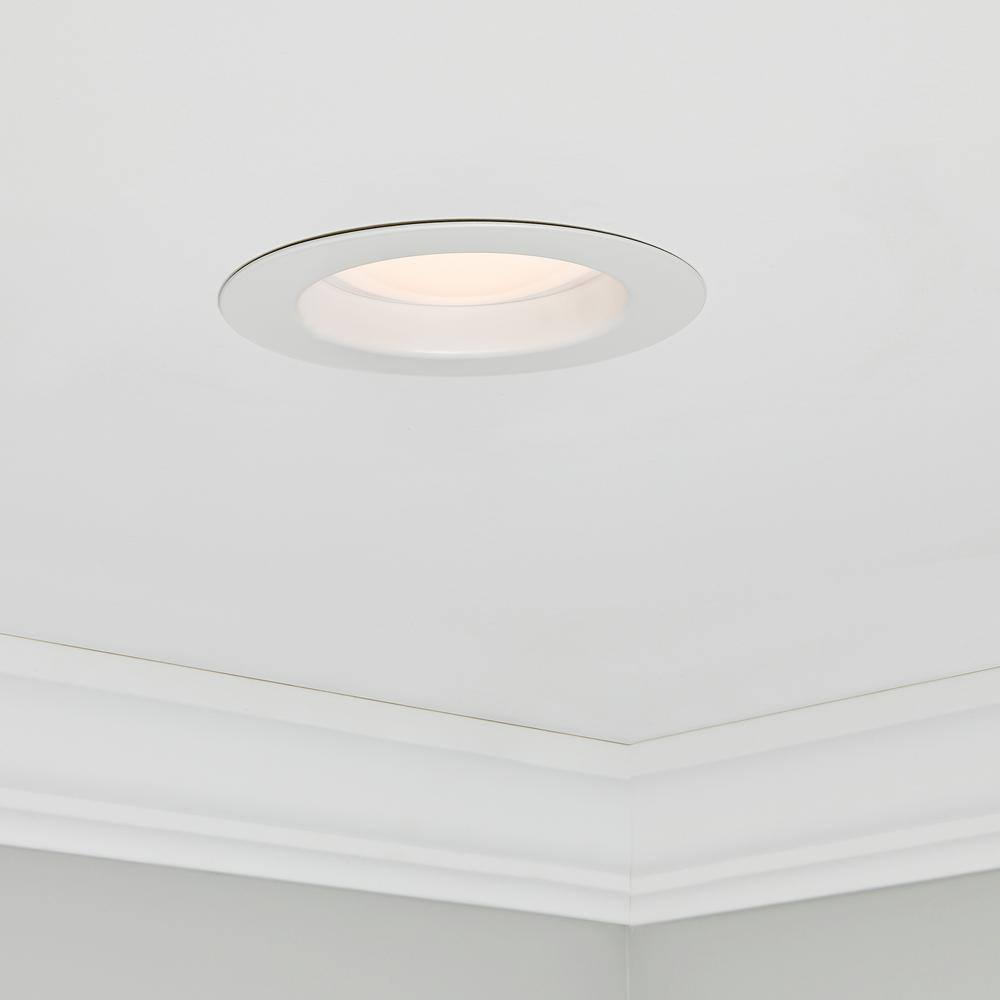 4-Inch White Aluminum Smart WiFi LED Retrofit Downlight
