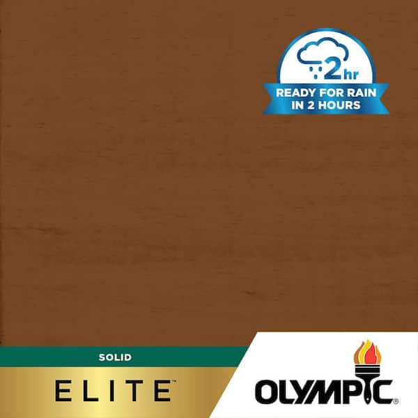 Olympic Elite 1 gal. SC-1014 Cedar Solid Advanced Exterior Stain and Sealer in One