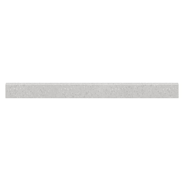 49 in. Cultured Marble Backsplash in Silver Stream