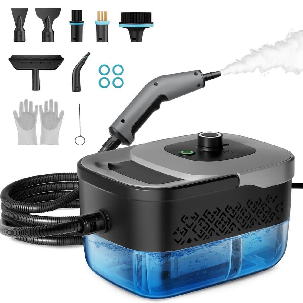 Corded Portable Steam Cleaner for Tile, Upholstery, Bathroom, Floor w/ 1800W High Pressure, 15s Heat-Up, 1600ML Tank price history on PriceWatchPro