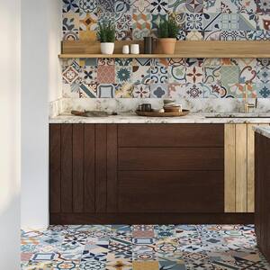 Lumier Multicolor 6.5 in. x 6.5 in. Glazed Porcelain Floor and Wall Tile (5.92 sq. ft. /case)