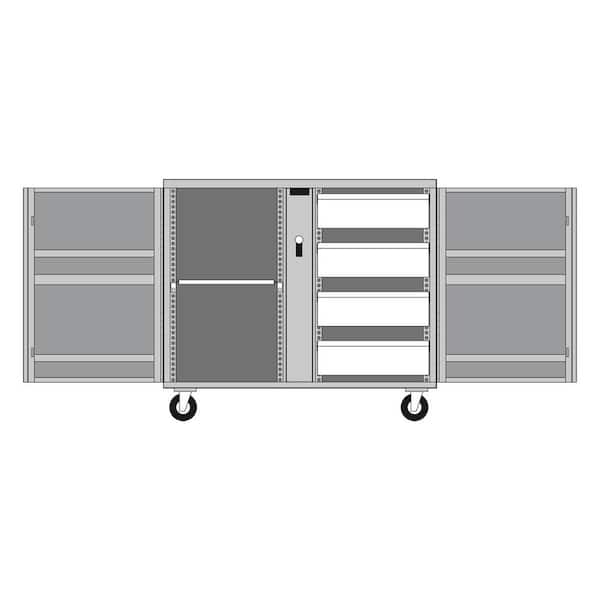 Crescent Jobox 43 in. W x 27 in. D 2-Drawer Heavy Duty Steel