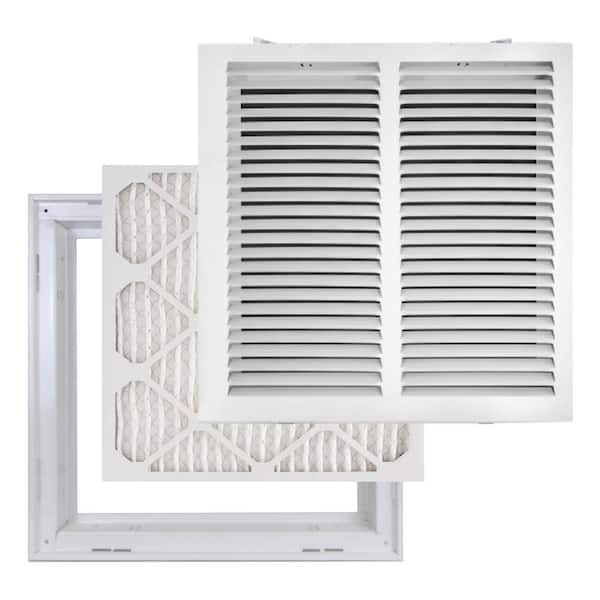 Venti Air 12 in. x 12 in. High Return Air Filter Grille with MERV 11 Filter Pre-Installed