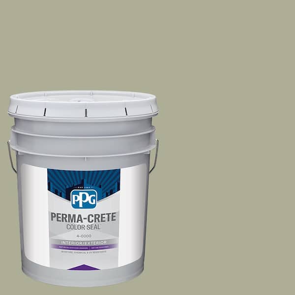 Perma-Crete Color Seal 5 gal. PPG1029-4 Photo Gray Satin Interior/Exterior Concrete Stain