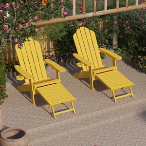 bright yellow outdoor chairs