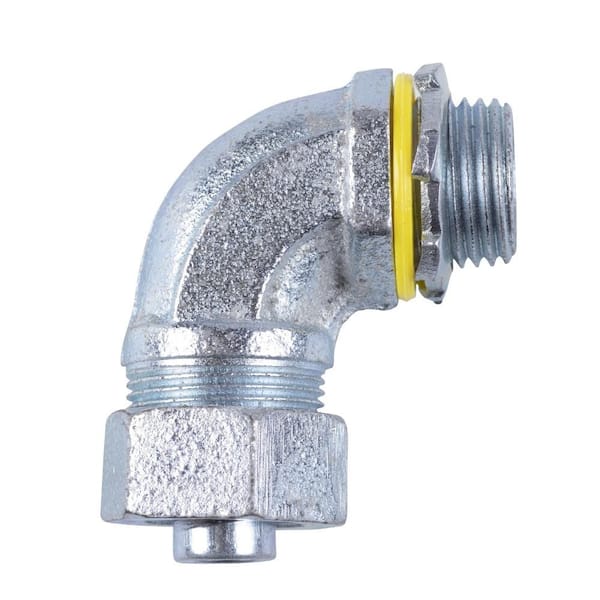 Halex 1 in. Uninsulated Liquid-Tight 90-Degree Connector (1-Pack)