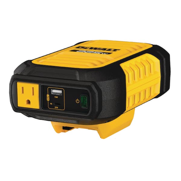 2-Way 225-Watt Power Inverter Compatible with 20-Volt XR 5 AH Lithium-Ion Battery (Not Included)