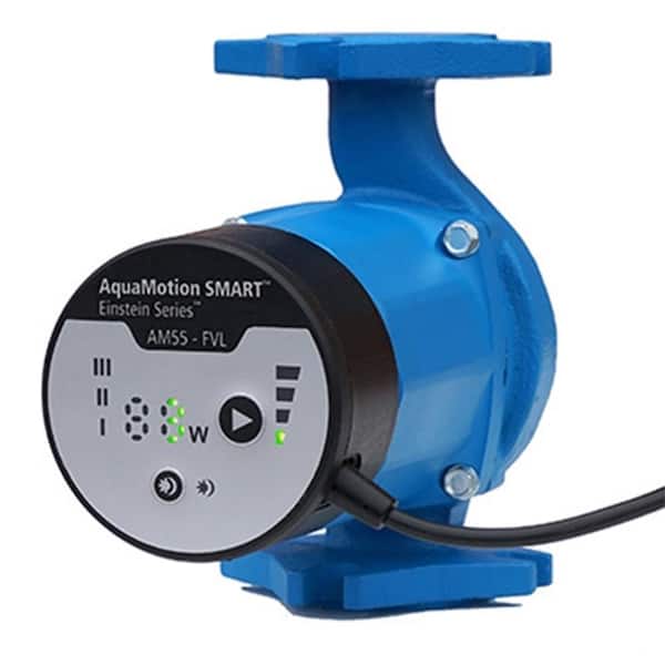 AquaMotion Cast Iron Variable Speed ECM pump 21 ft. head x 20 gpm with 4 Bolt Flange and built-in check valve