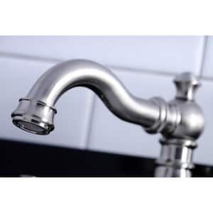 English Classic 8 in. Widespread 2-Handle Bathroom Faucet in Brushed Nickel
