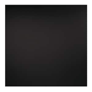 23.75in. x 23.75in. Smooth Pro Lay In Vinyl Black Ceiling Tile (Case of 12)