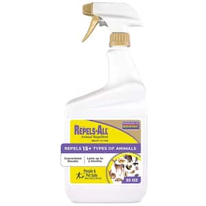 Repels-All Animal Repellent, 32 oz Ready-To-Use, Long Lasting Outdoor Garden Deer Repellent
