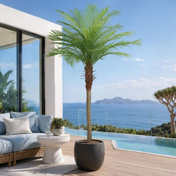 Vitalismo 9 ft. Green Plant 108 in. Artificial Phoenix Palm Tree