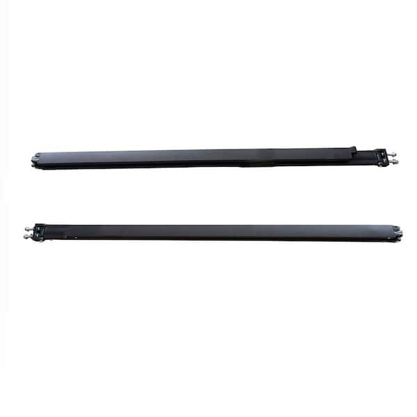 Replacement Retractable Arms Set for 12 x 10, 13 x 10, 16 x 10, and 20 x 10 ft. Black Retractable Awnings-Set of 2-Black