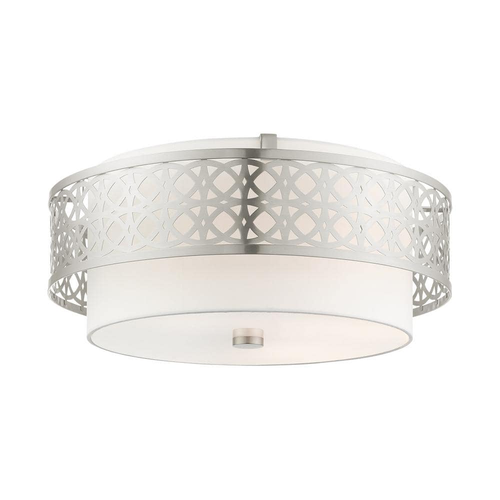 Aspenwood 4-Light Brushed Nickel Semi Flush Mount price history on PriceWatchPro