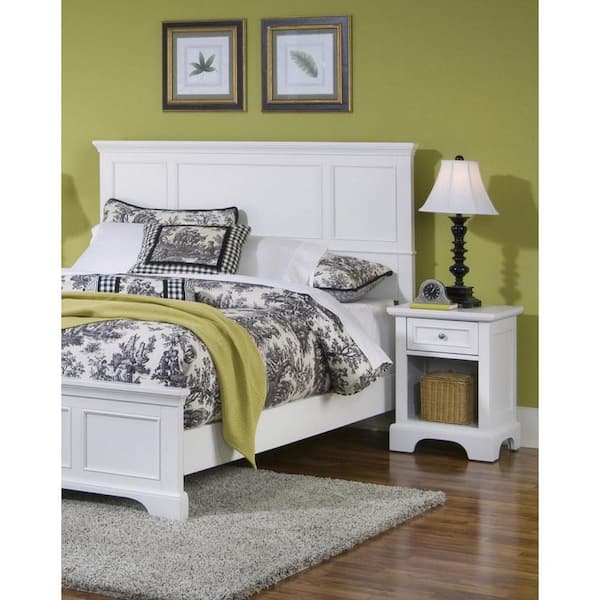 Naples white lacquer store platform bedroom set