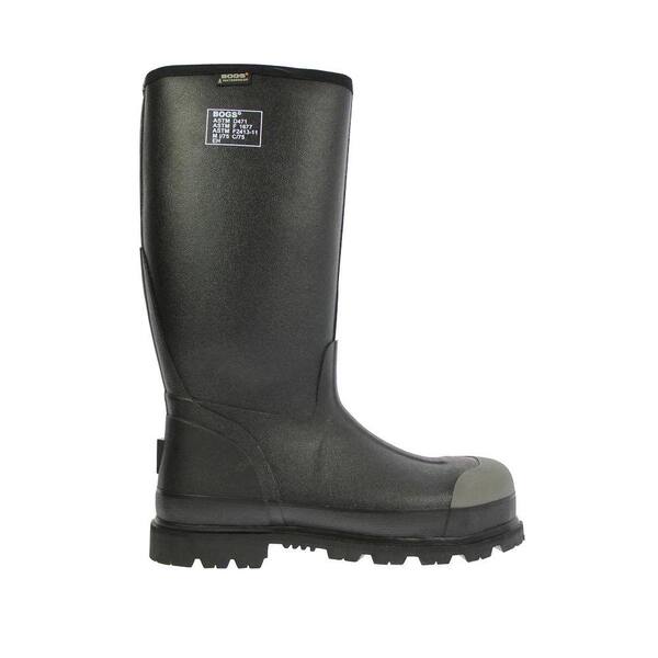 BOGS Men's Forge Lite Waterproof Work Boots - Steel Toe - Black Size 18(M)