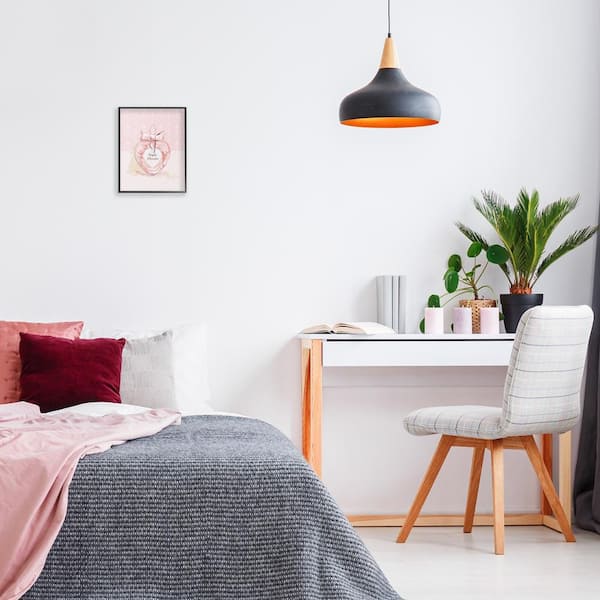 Simple Obsession Pastel Perfume by Carol Robinson Black Framed Abstract Giclee Art Print 14 in. x 11 in.