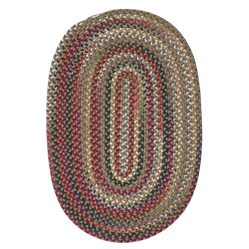 Chestnut Knoll Straw Beige 4 ft. x 6 ft. Oval Indoor Area Rug