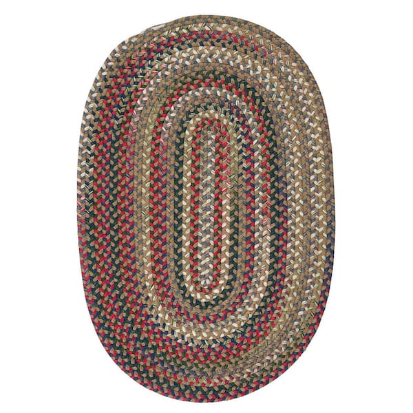 Colonial Mills Chestnut Knoll Straw Beige 7 ft. x 9 ft. Oval Indoor Area Rug