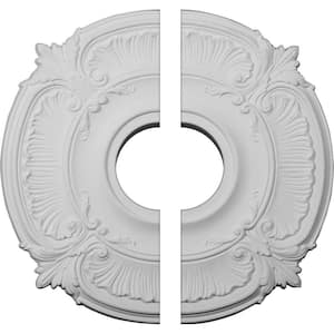 18 in. x 4 in. x 5/8 in. Attica Urethane Ceiling Medallion, 2-Piece (Fits Canopies up to 5 in.)