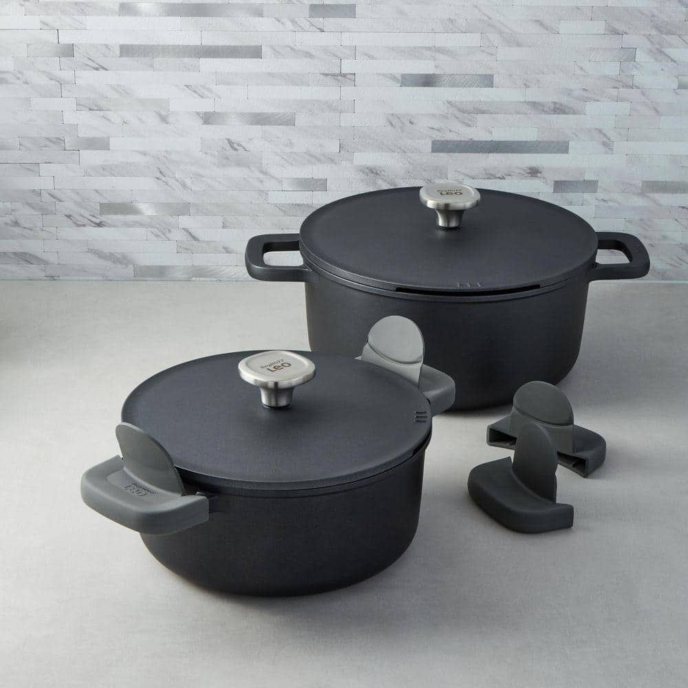 BergHOFF BergHOFF Leo Phantom 4-Piece Nonstick Ceramic Stockpot Set ...