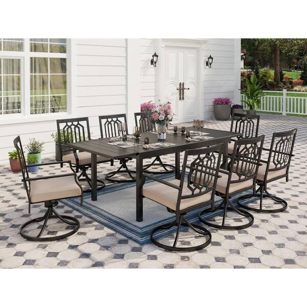 9 piece outdoor dining set home depot