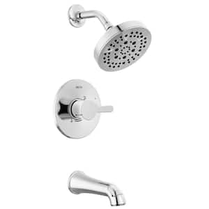 Greydon Single-Handle 5-Spray Tub and Shower Faucet in Chrome (Valve Included)